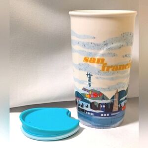 SaLE ! San Francisco Skyline Double Wall Insulated Tumbler Coffee Sarbucks